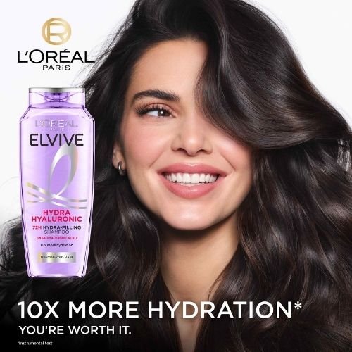 Elvive Hydra Hyaluronic Moisture Boosting Shampoo Main Claim