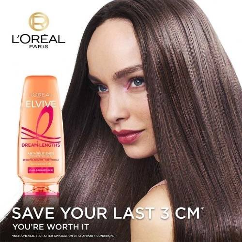 Elvive Dream Lengths Anti Split Ends Conditioner Main Claims