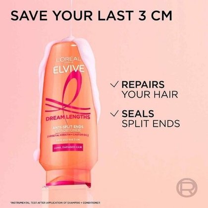 Elvive Dream Lengths Anti Split Ends Conditioner Product Claims 2