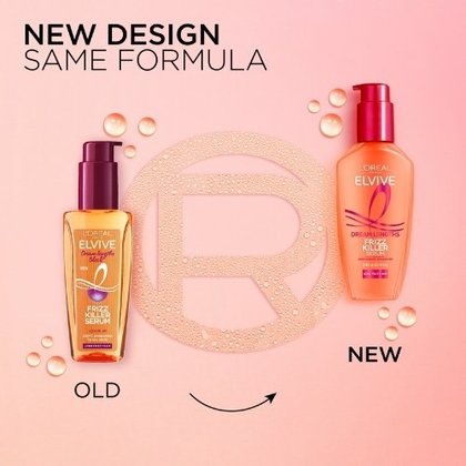 Elvive Dream Lengths Frizz Killer Leave In Serum Packshot Texture Additional Claim New Vs Old