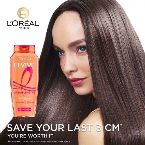 Elvive Dream Lengths Shampoo Main Claim