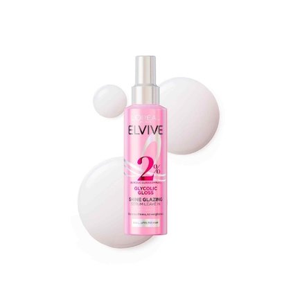 Elvive Glycolic Gloss Shine Before After Packshot Texture