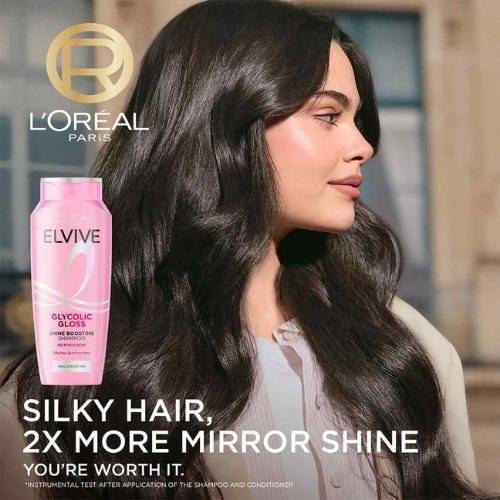 Glycolic Gloss Shine Boosting Shampoo Main Claim