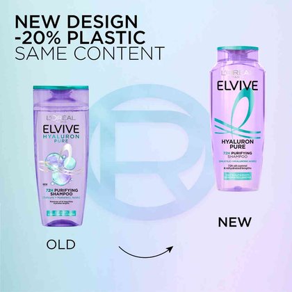 20251005 Oap Elvive Hyaluron Pure Shampoo New Vs Old ATF00 Na Dmi Ecomm Img 2000x2000