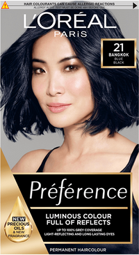 Haircolour Deep Blue 21 Preference Permanent Packshot