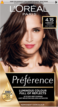 Haircolour Deep Brown 415 Preference Permanent Packshot