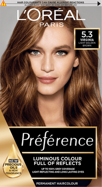 Haircolour Golden Brown 53 Preference Permanent Packshot
