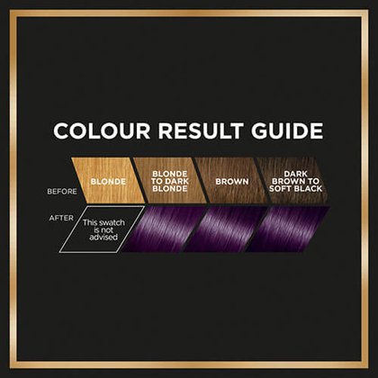 Haircolour Deep Purple P38 Preference Permanent Color Result