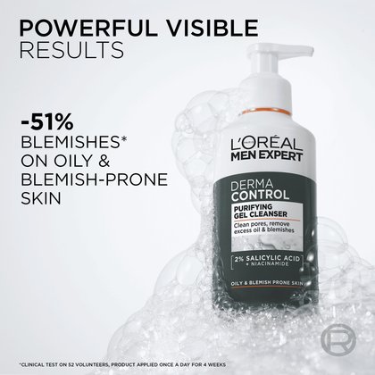 5 Derma Control Cleanser Key Benefit Shot