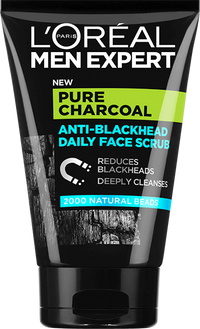Men Expert Pure Charcoal Scrub Packshot Front