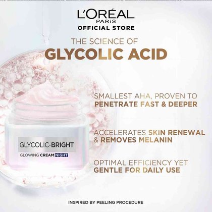 Glycolic Bright Night Cream Ingredients