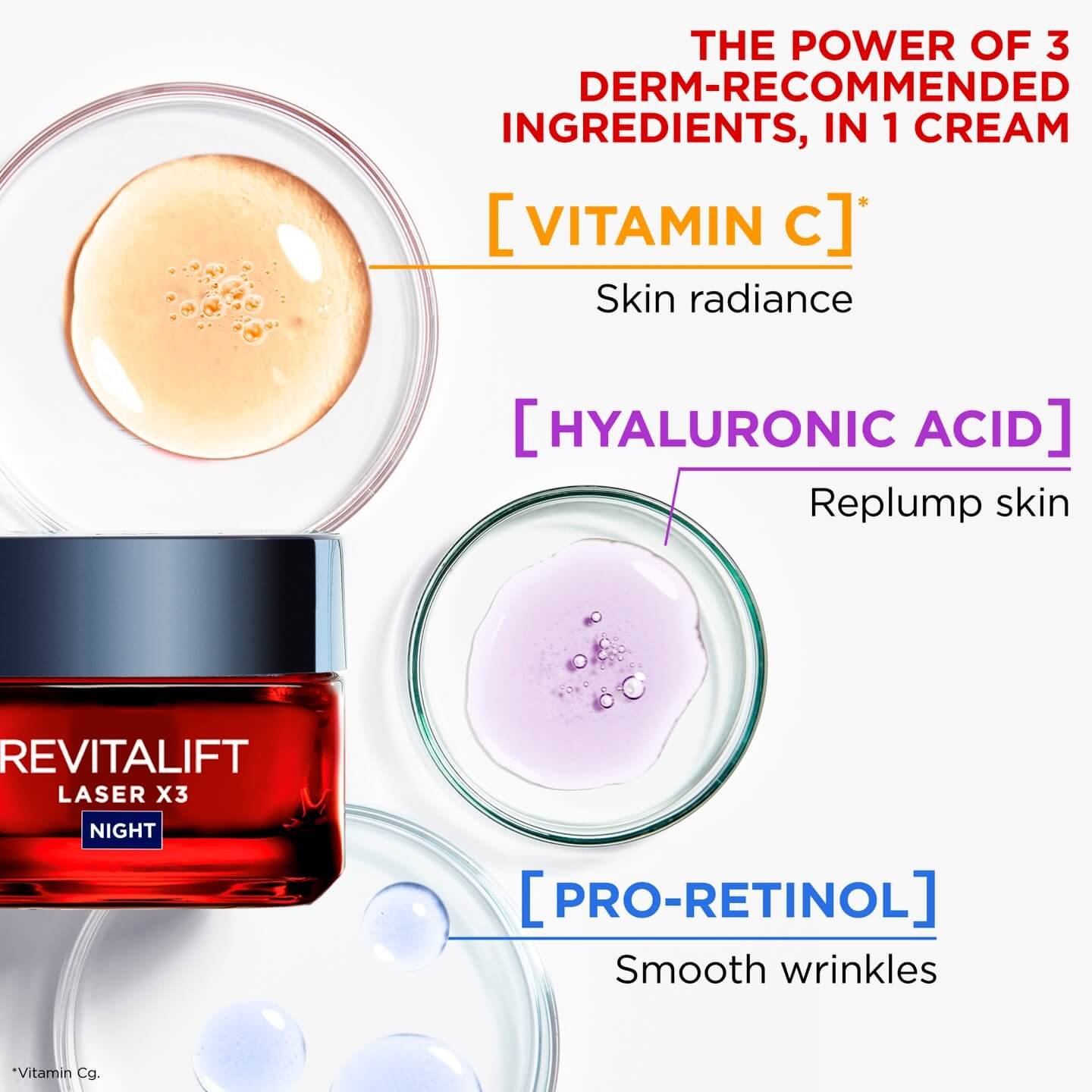Revitalift Laser Renew Face Care Night Cream L'Oréal Paris
